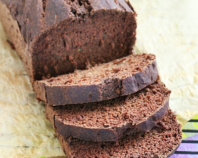 Chocolate Zucchini Breakfast Bread (gluten-free, dairy-free)